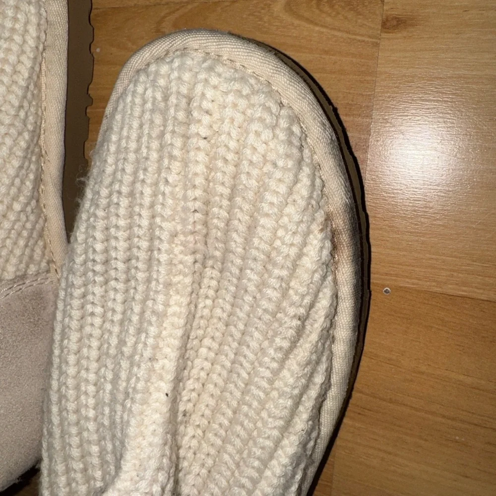 UGG Classic Cardy Boots Cream Knit Classic Short or Tall Boots